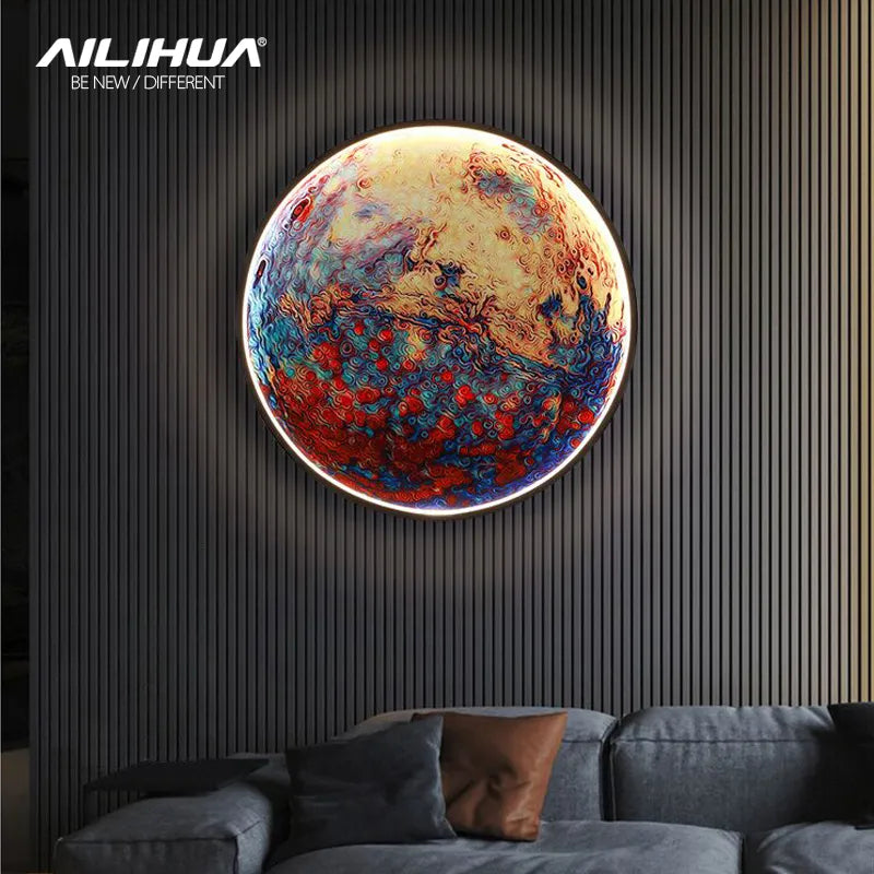 Bedside moon lamp
