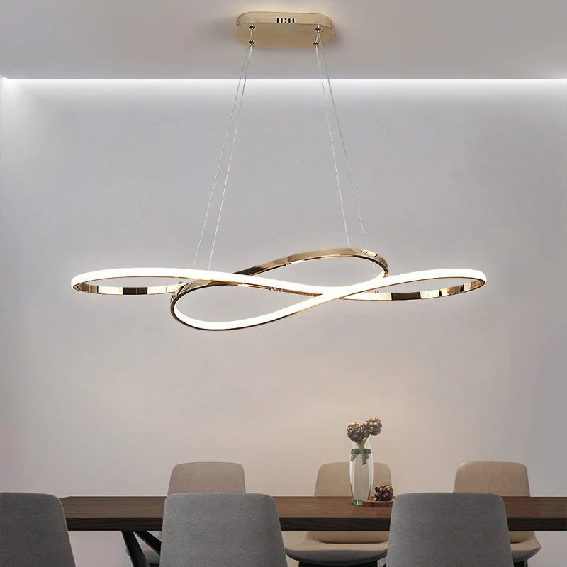 Chrome/Gold Plated LED Chandelier lights