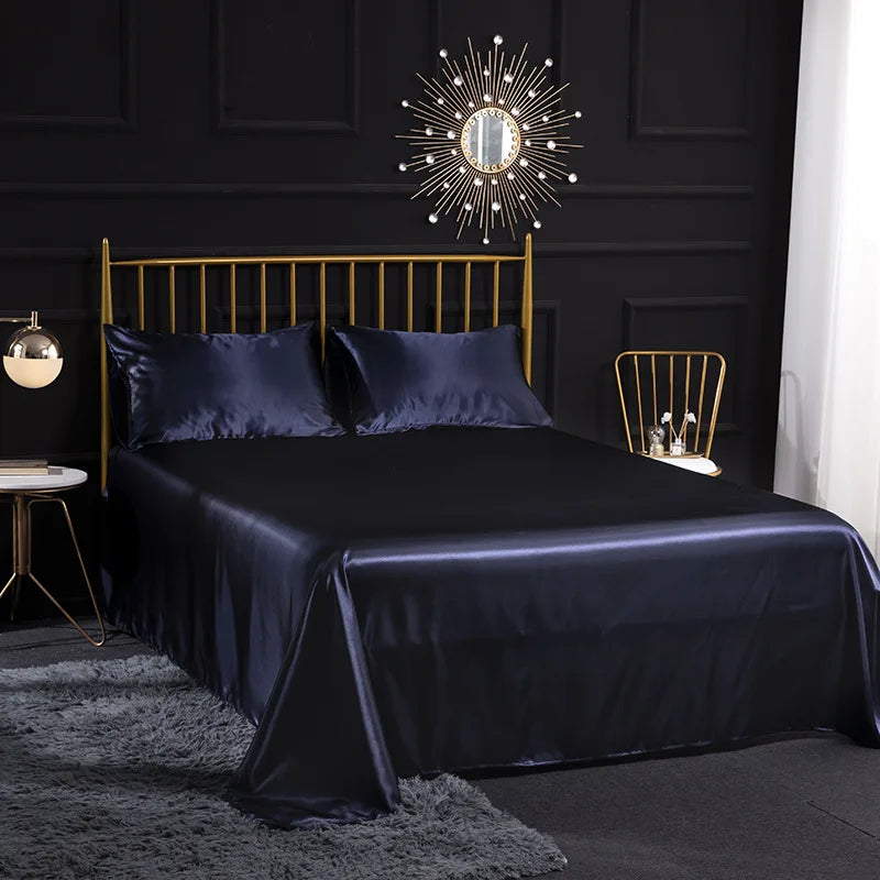 Silky Satin Set with Pillows Case