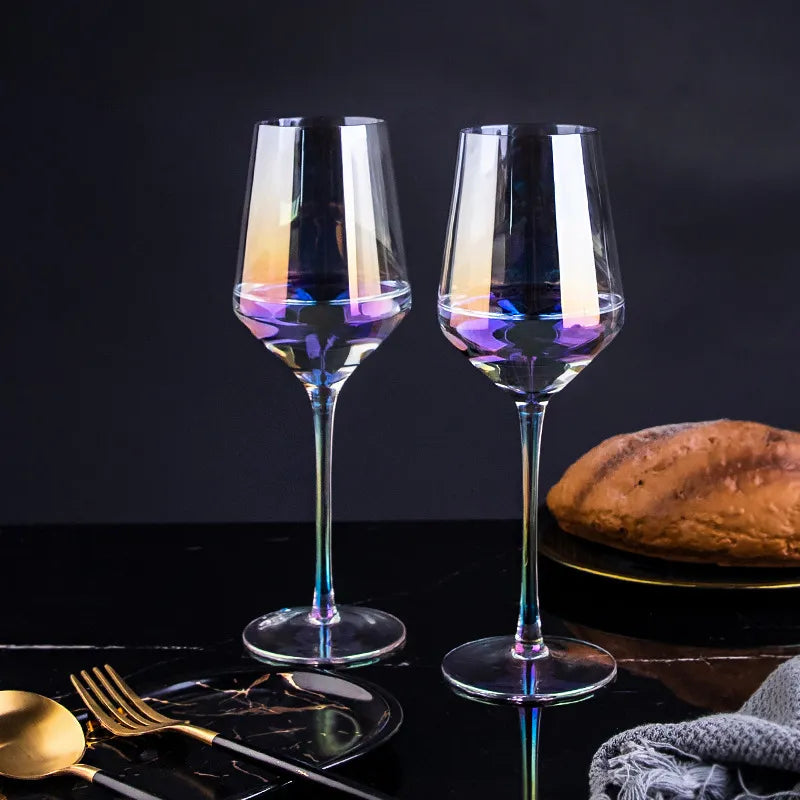 Burgundy Red Wine Glass Cup Set