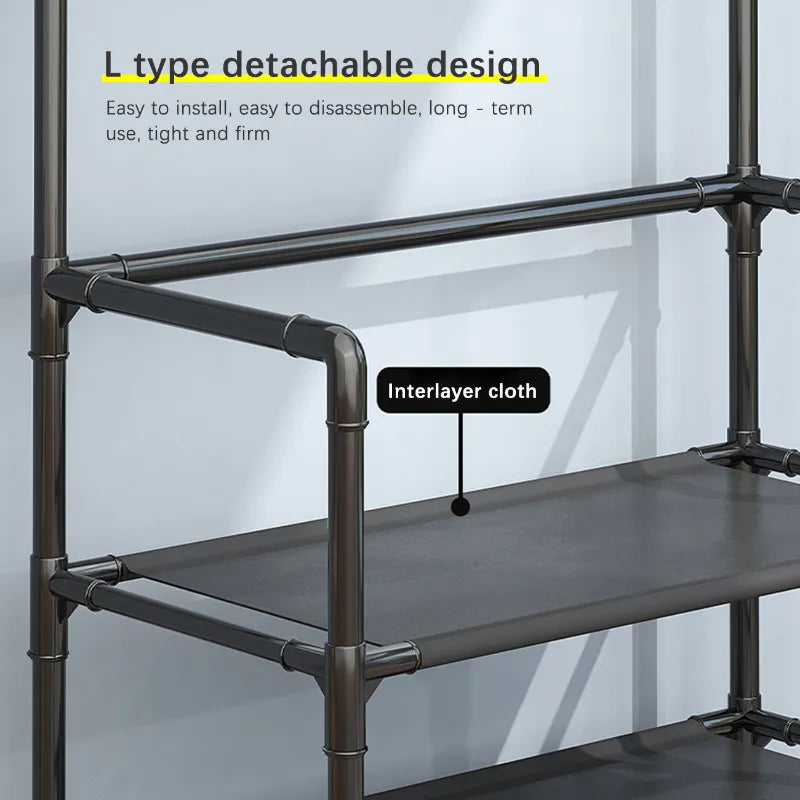 Floor Shoe and Hat Rack Organizer