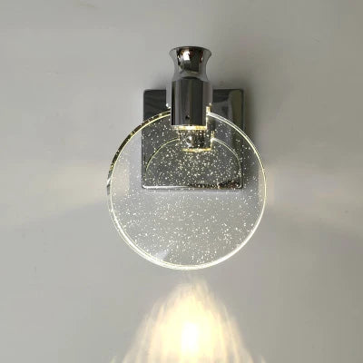 Gold Crystal Wall Lamp Led Lighting Glass