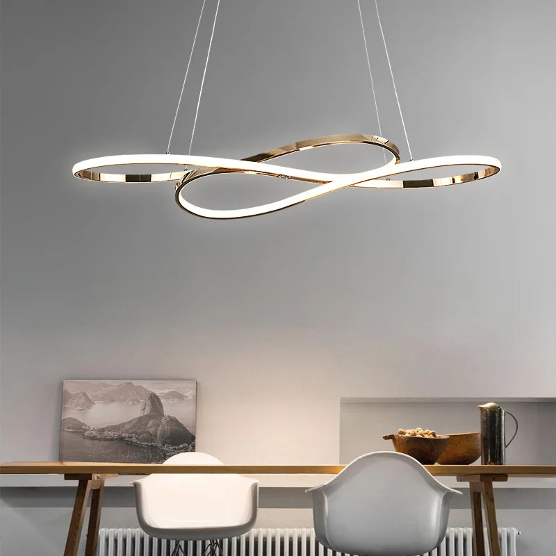 Chrome/Gold Plated LED Chandelier lights