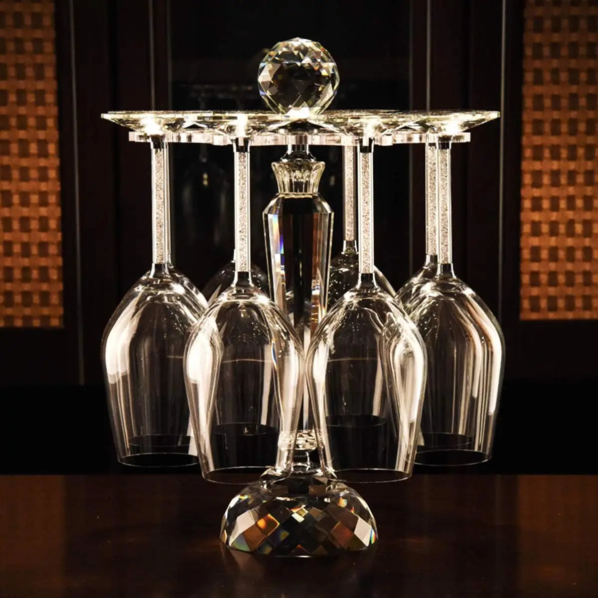 8 Wine Glass Stemware Storage Holder Stand