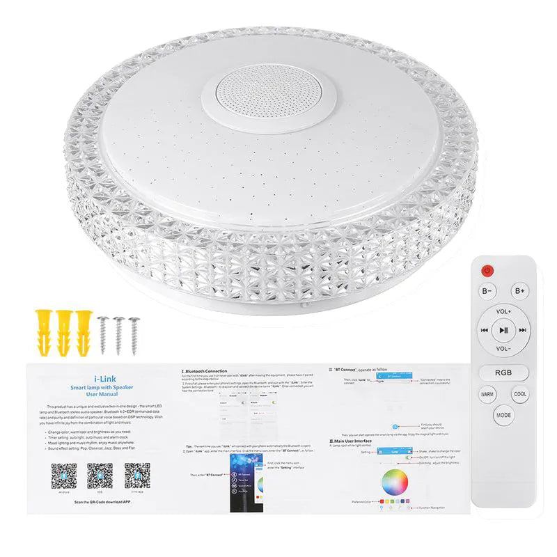 300w Ceiling LED Light with Bluetooth App