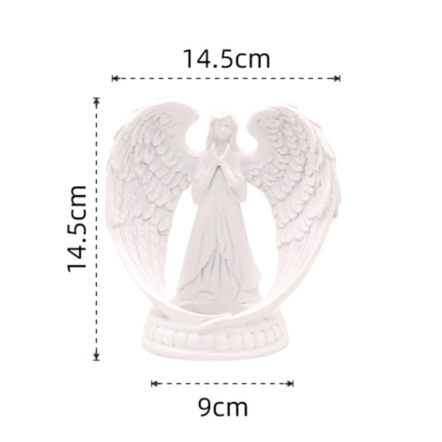 Resin Praying Angel Scented Candle Holder Ornament