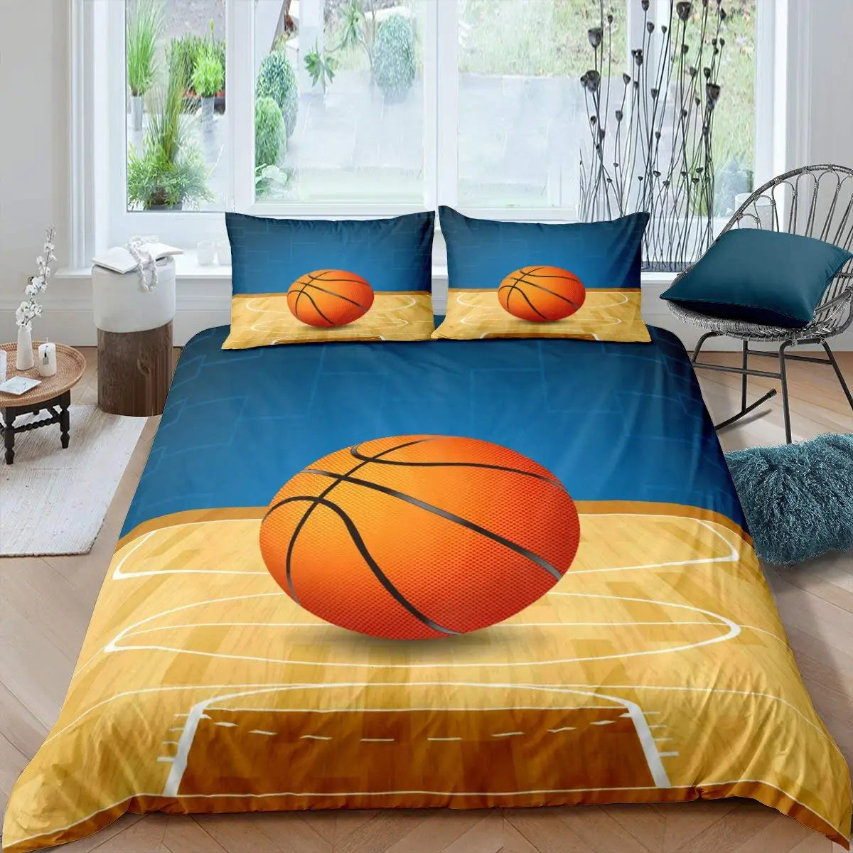 3D Sports Basketball Cover Set