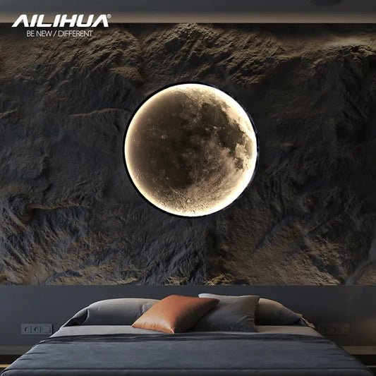 Bedside moon lamp