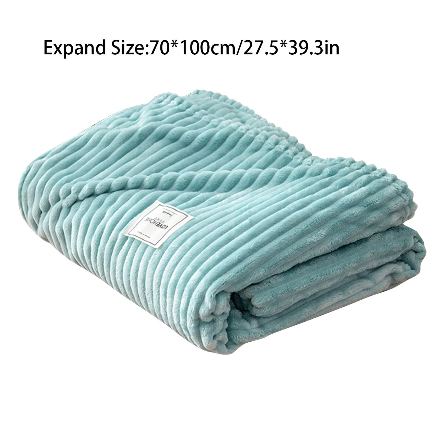 Super Solid Fleece Flannel Throw Blanket