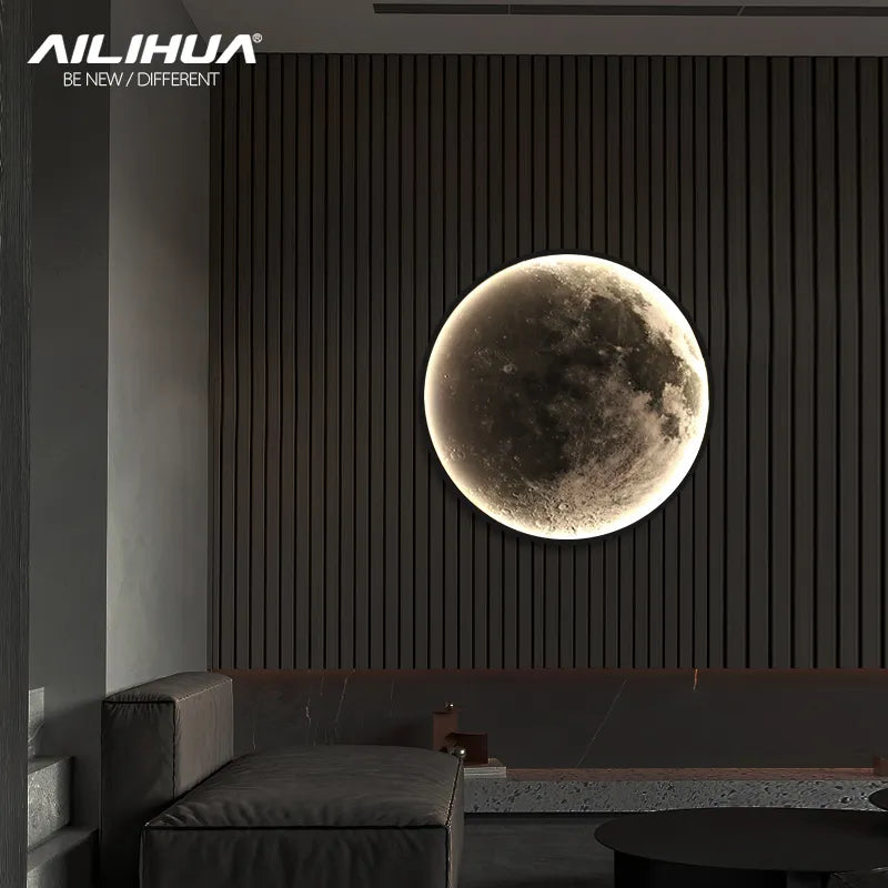 Bedside moon lamp