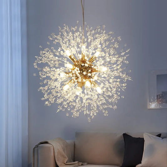 IRALAN Dandelion K9 Crystal Chandelier