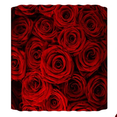 Golden Rose Shower Curtain Flowers