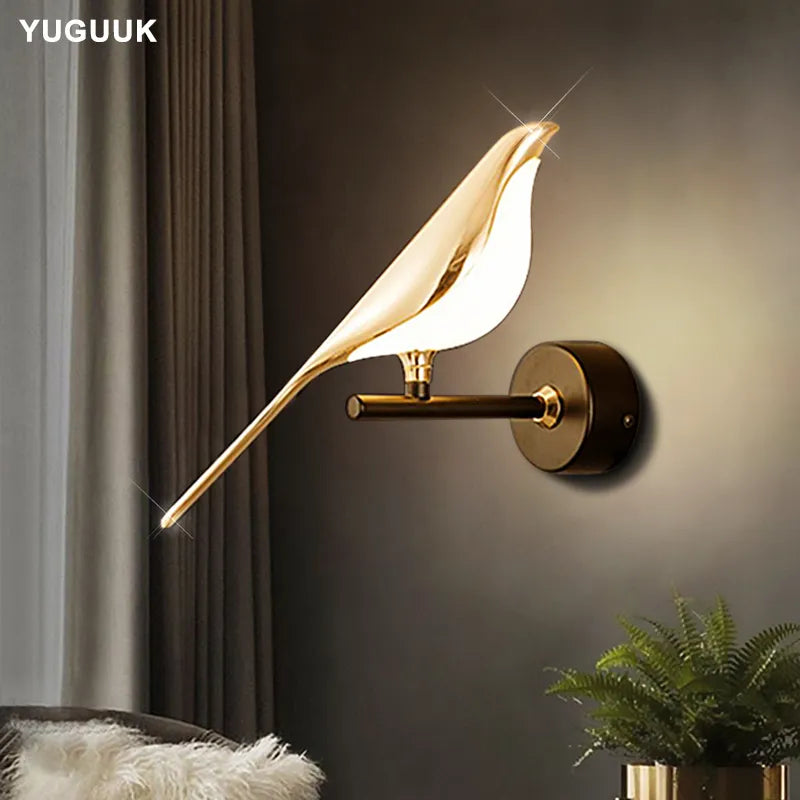 Golden Bird LED sconce















Bird Wall Lamp Parlor Bar r Sconce