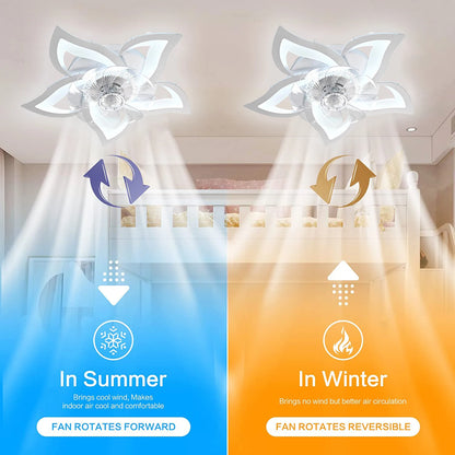 Ceiling Fan With LED App and remote Control