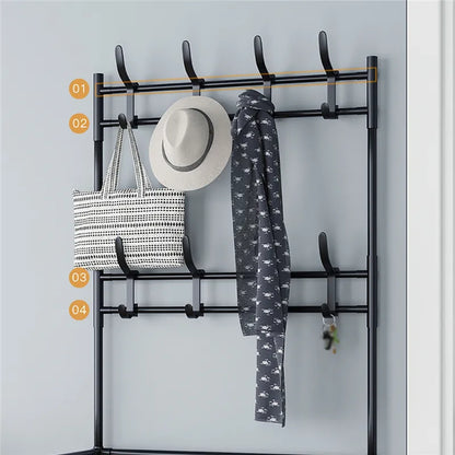 Floor Shoe and Hat Rack Organizer