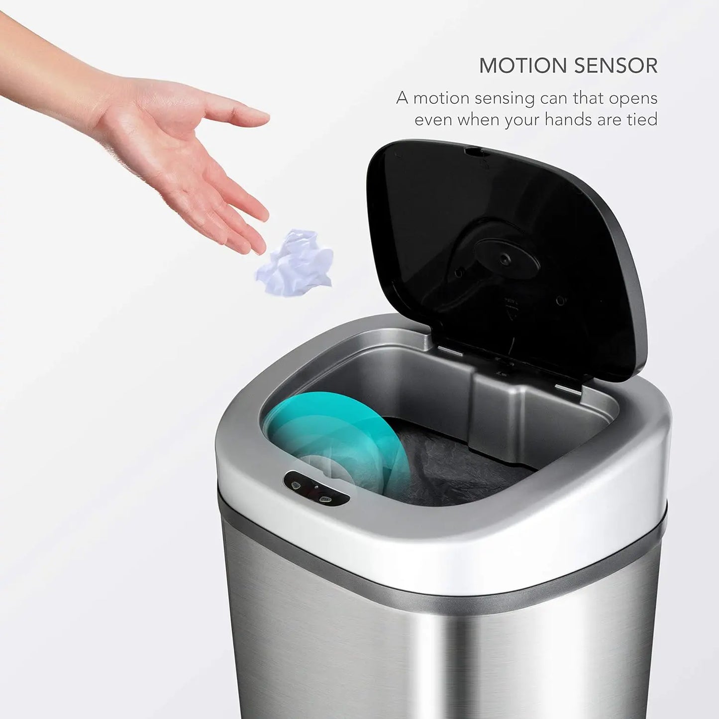 Automatic Touchless Infrared Motion Sensor Trash Can