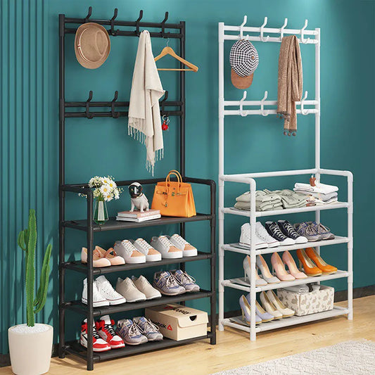 Floor Shoe and Hat Rack Organizer