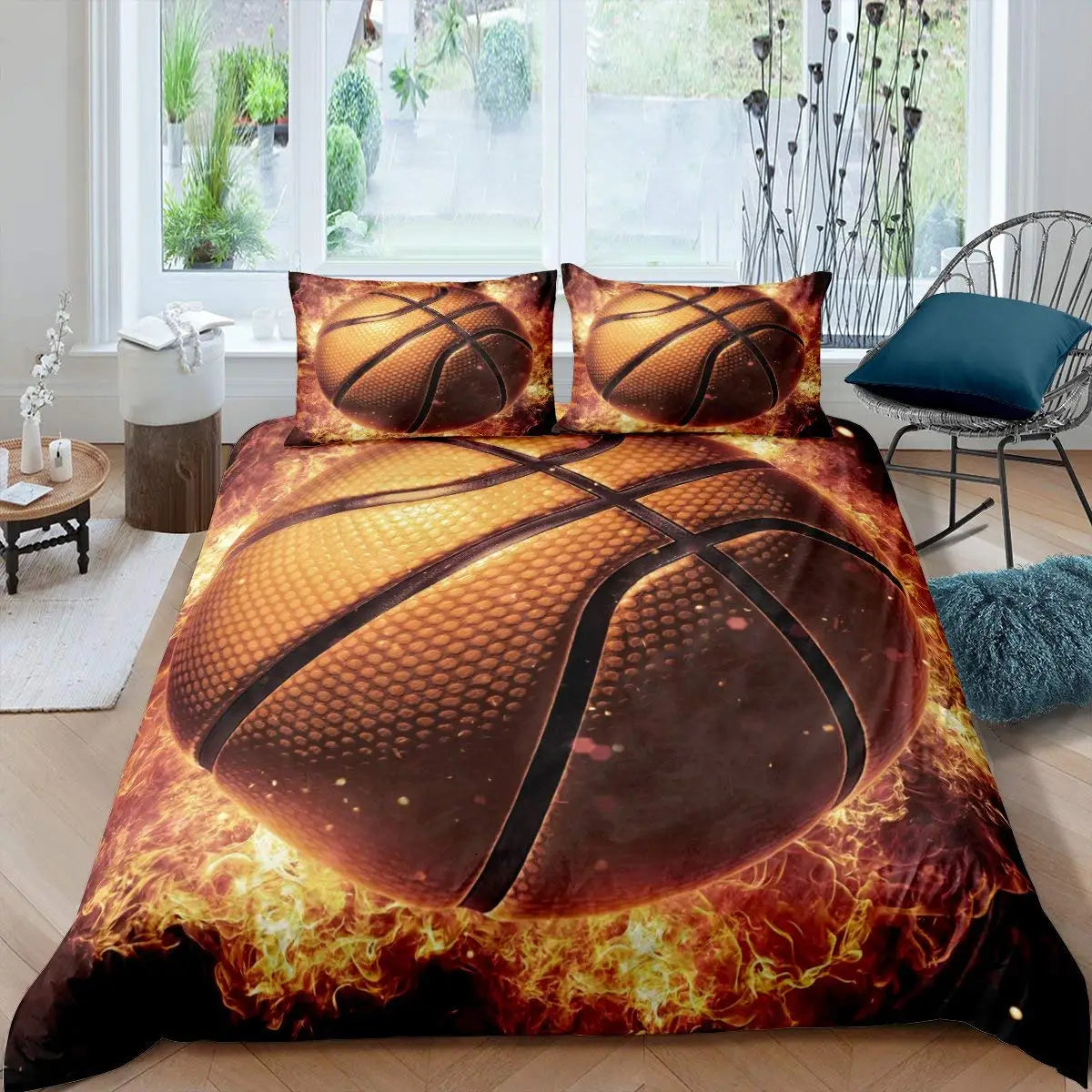 3D Sports Basketball Cover Set