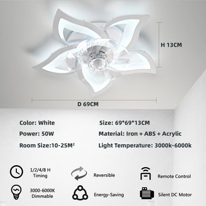 Ceiling Fan With LED App and remote Control